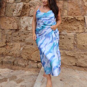 Satin Maxi Slip Dress